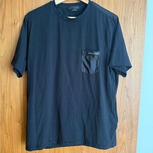 Prada Black Short Sleeve Tee